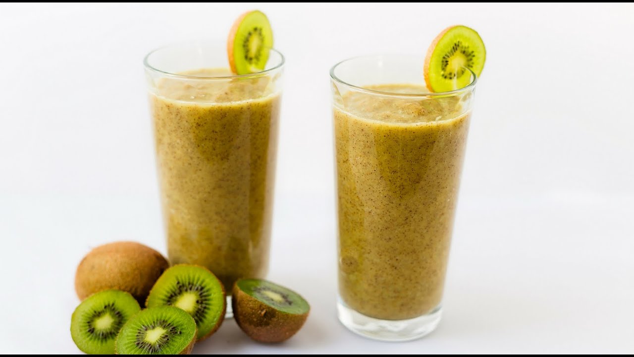 HOW TO MAKE KIWIFRUIT SMOOTHIE YouTube