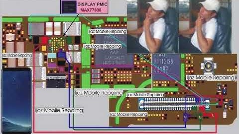 Samsung Galaxy S8 G950U Display Light Problem Solution Jumper Ways