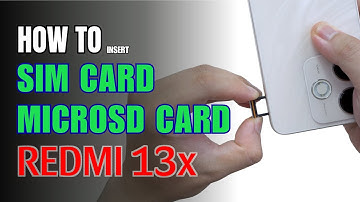 How to Install a SIM Card to Redmi 13x
