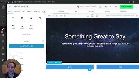 Using Actions and State in Builder.io