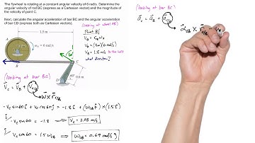 Dynamics - Rigid Body Kinematics - Relative velocity method (and relative acceleration)