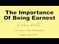 The Importance of Being Earnest Audiobook One Man Scratch Version