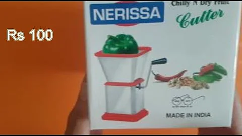 अच्छा या बेकार ? चलो चैक करते हैं | fruits-vegetable-chopper | Unboxing and Review