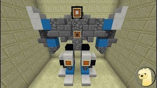 Minecraft - How To Build Transformers 1 Longarm Robot Mode!