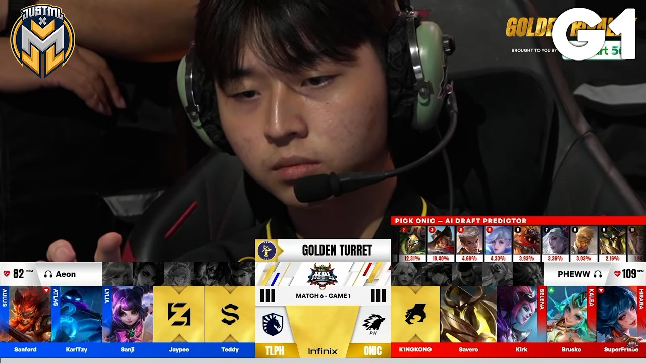 ONIC vs TLPH - Game 1 | MPL PH S18 | PLAYOFFS DAY 3