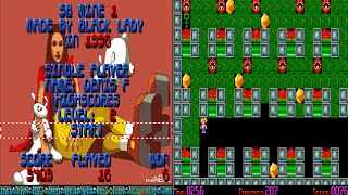 SB Mine 01 1996 Scorpio Black Lady AGA AMIGA Boulderdash Boulder Dash Emerald Mines WEB NET ECS CLON