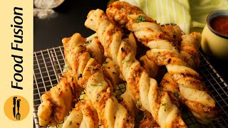 We Twisted Our Pizza recipe - Viral Twisted Pizza Sticks by Food Fusion