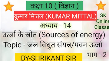 Kumar Mittal Physics chapter 14 Sources of energy ऊर्जा के स्रोत Class 10th NCERT UP Board solution