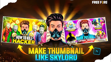 how to make Thumbnail like skylord | make skylord Thumbnail on android | prince abhi yt