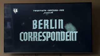 Berlin Correspondent (1942) - FXM Retro Intro (1/29/26)