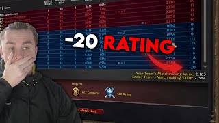 Rank 1 Blood DK FC,  This Guy lost 20 rating!