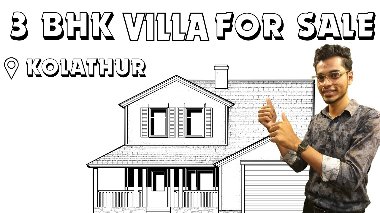 3 BHK Villa For Sale in Kolathur, Chennai 98840 15979 Individual