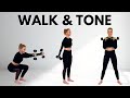 🔥18 Min WALK &amp; TONE Dumbbell Workout🔥Full Body Cardio &amp; Strength🔥Burn Fat &amp; Build Muscle🔥