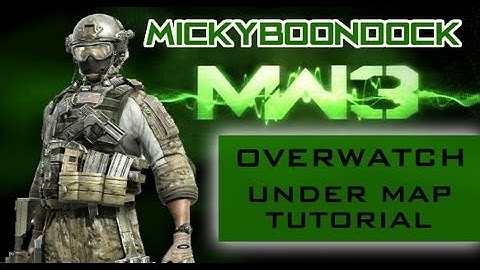 MW3 Glitches - *New* Under And Out Of Map Overwatch - Tutorial