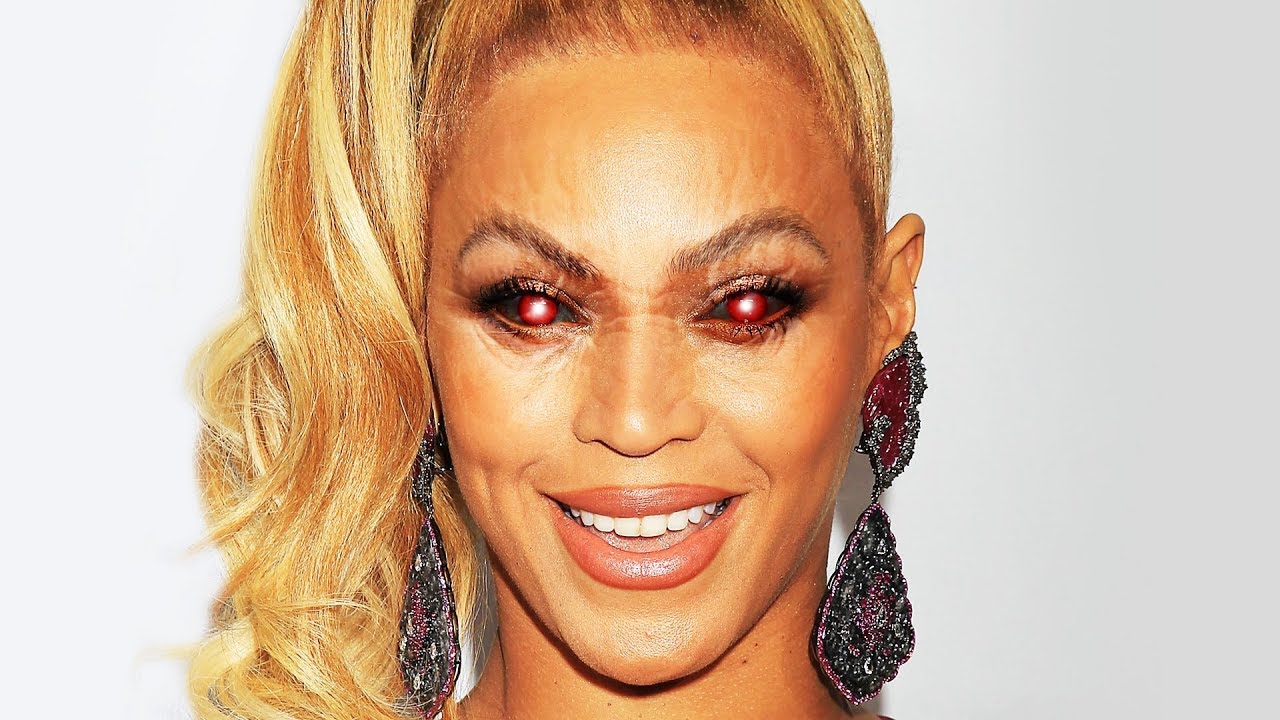 Beyoncé, demon, halloween, photoshop, surgeon, creepy.