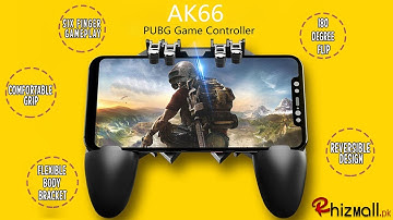 AK66 Six Finger All-in-One Mobile Game Controller Fire Key Button for PUBG