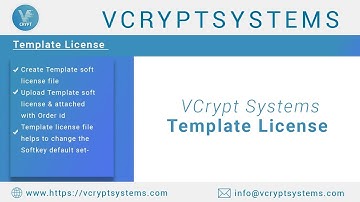How to create & upload VCrypt template license file