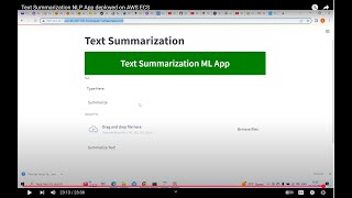 AI-Powered Text Summarization Web App | NLP ML Project Demo + AWS Deployment
