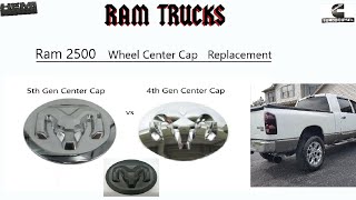 Ram 2500 Wheel Center Caps | 4th Gen vs 5th Gen