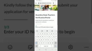 How To Verify Your NIN on the Anambra State Teachers Verification Portal