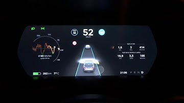 Tesla Autopilot AP2 2018.10.4 - Traffic Lights and Curves