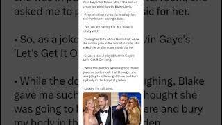 Ryan Reynolds, eşi Blake Lively ile olan absürt dinamiklerinden bahsetti.İnsanlar bizim sosyal
