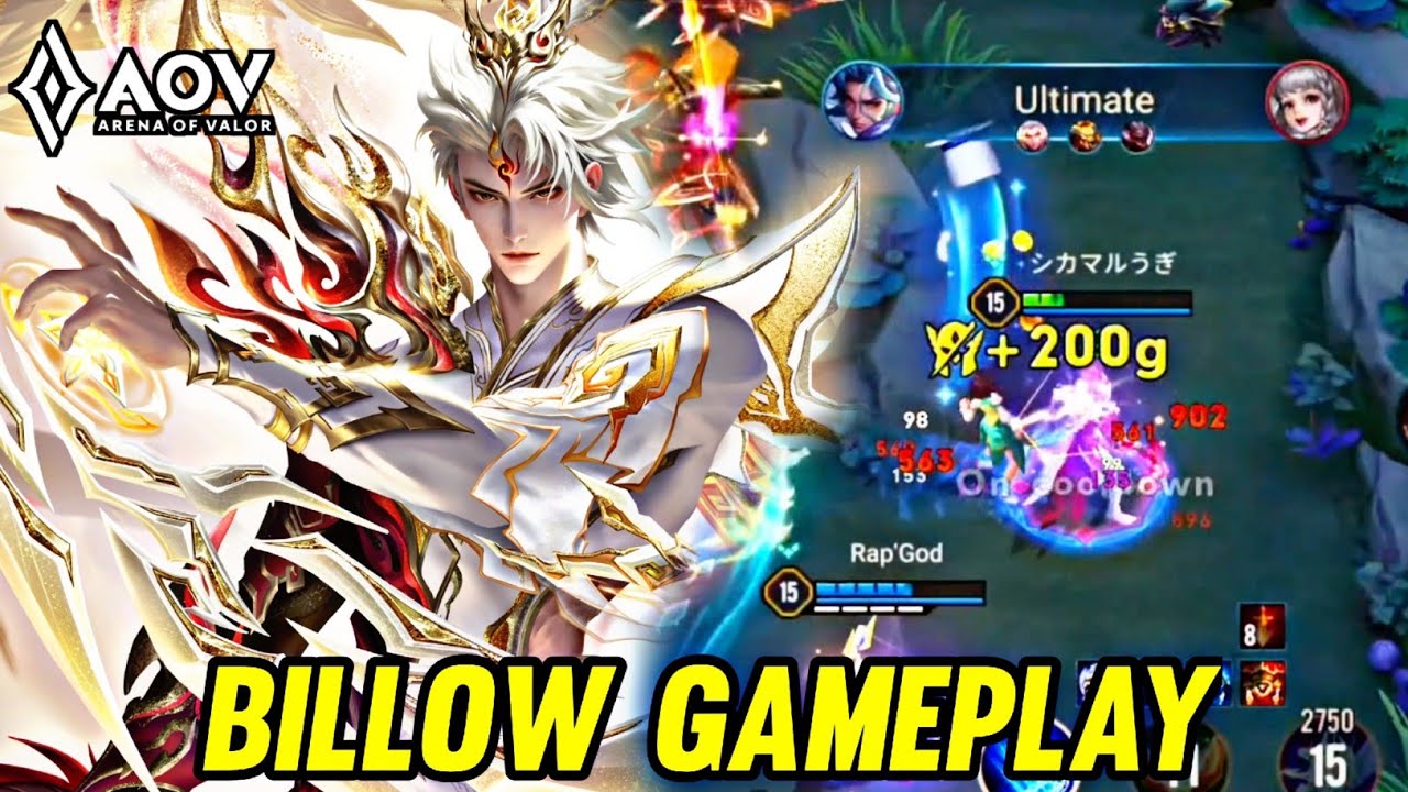 AOV : BILLOW GAMEPLAY | IN JUNGLE - ARENA OF VALOR LIENQUANMOBILE ROV