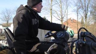 Rooien Struiken, Bomen Met Behulp Minigraver En Kniklader - Zoetermeer 12-02-2010