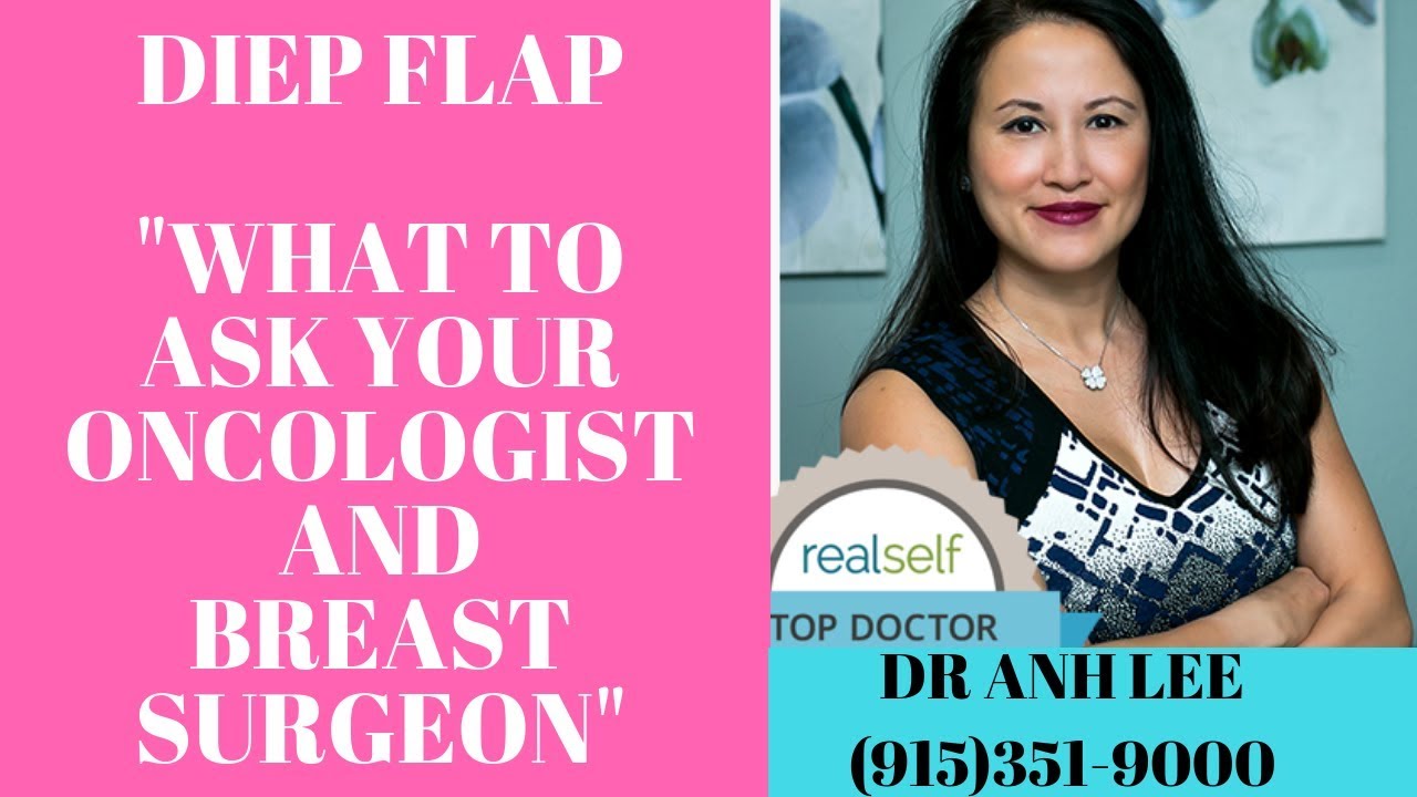 Dr Anh Lee | "What to ask your Oncologist & Breast Surgeon" | DIEP Flap & Breast Reconstruction
