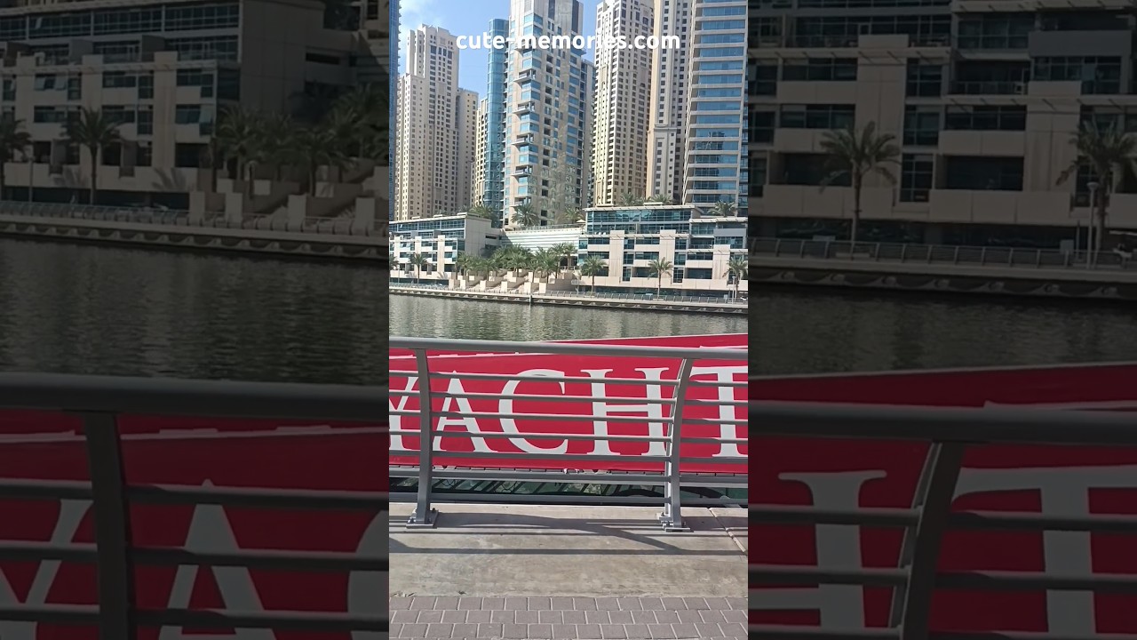 Xclusive Yacht ⛵ Centre - Dubai Marina | #dubaiyacht #dubaitourism #visitdubai