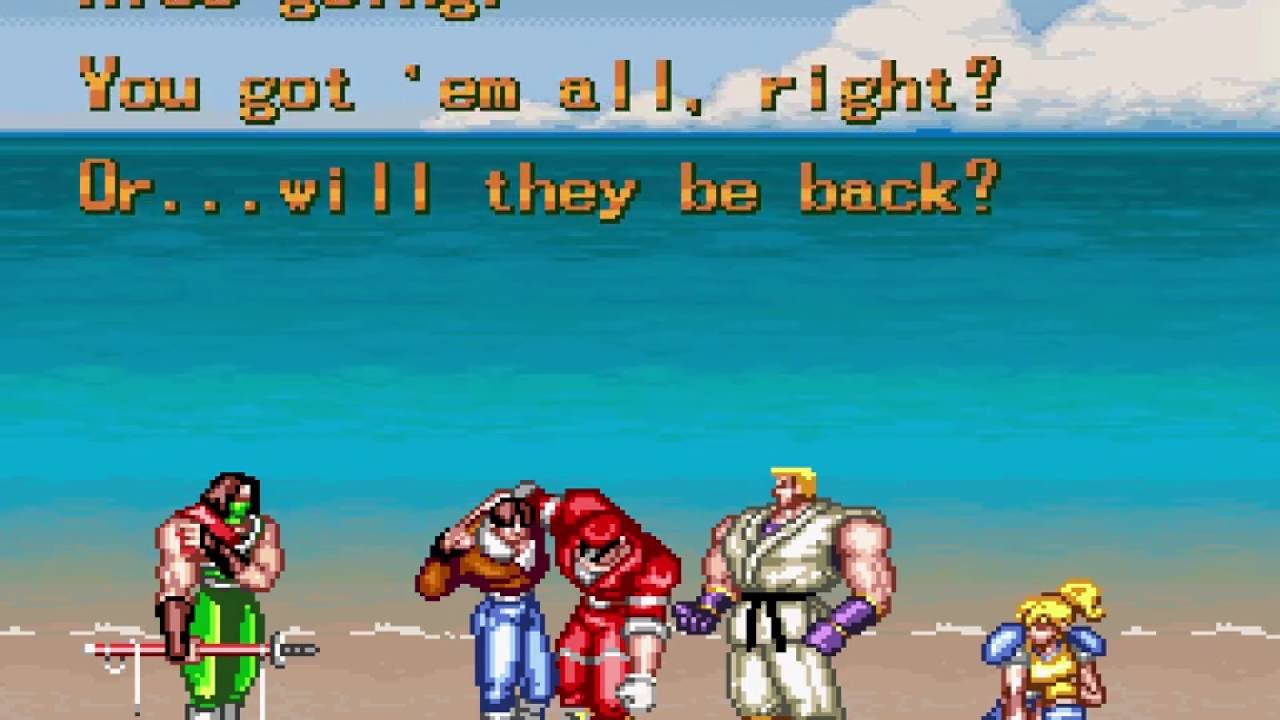 Brawl Brothers  - Nintendo SNES - ending
