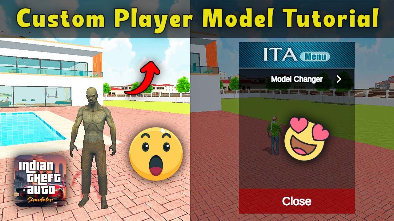 How To Apply Any Custom Player Model In Indian Theft Aura