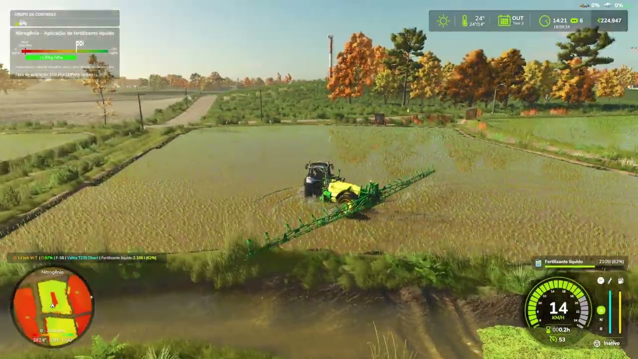 FS 25, Regularizando o Nitrogênio do Sólo.