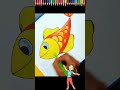 Fish drawing for kids #shorts #fishdrawing