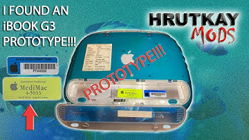 I found an iBook G3 Clamshell PROTOTYPE!!! Unboxing & Showing