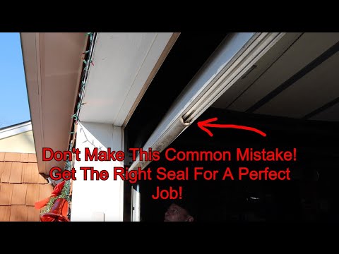 How To Replace The Seal Under A Garage Door