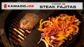 It's time to fire up your joe and use divide & conquer flexible
cooking system cook some fajitas with flat iron steak veggies. visit
our website:...
