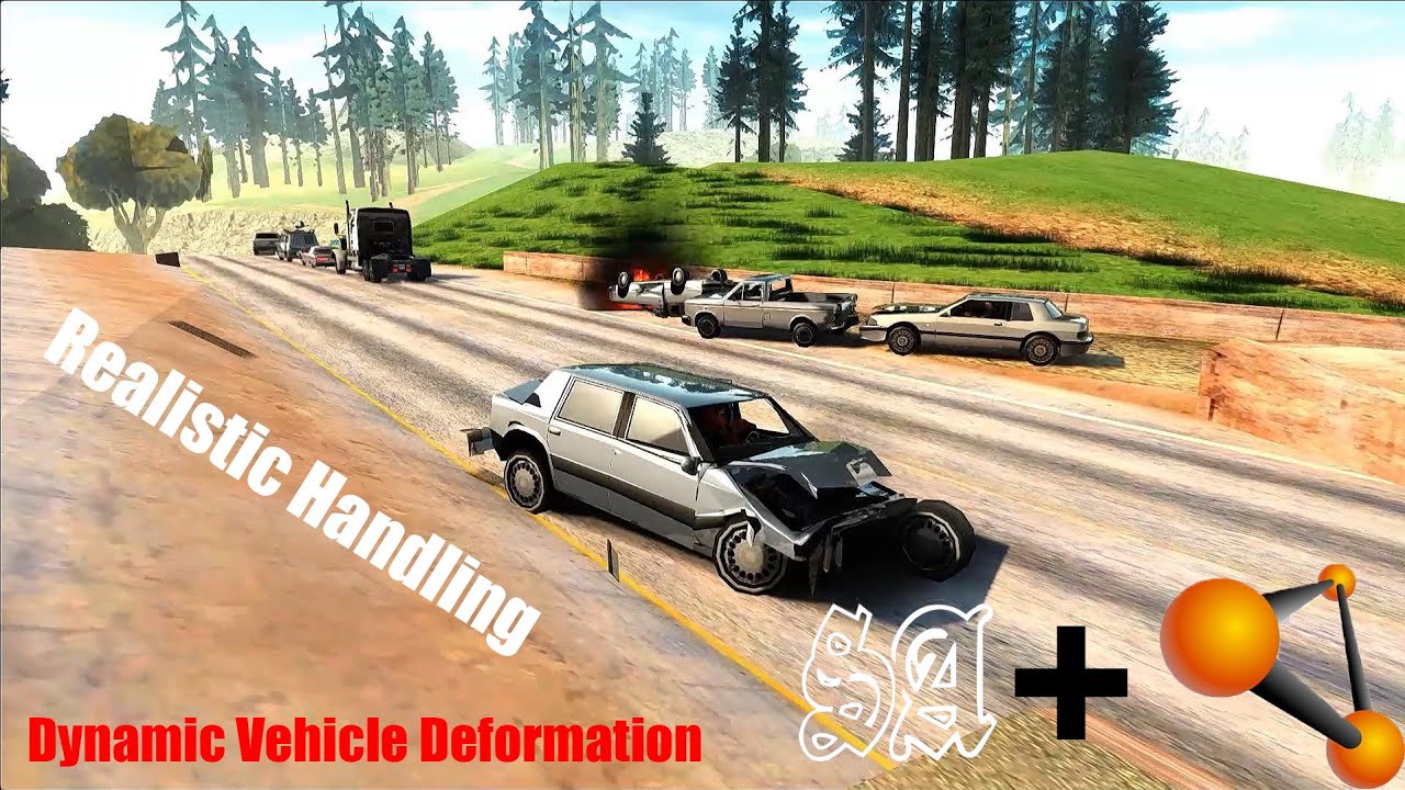 GTA San Andreas Realistic Car Crashes