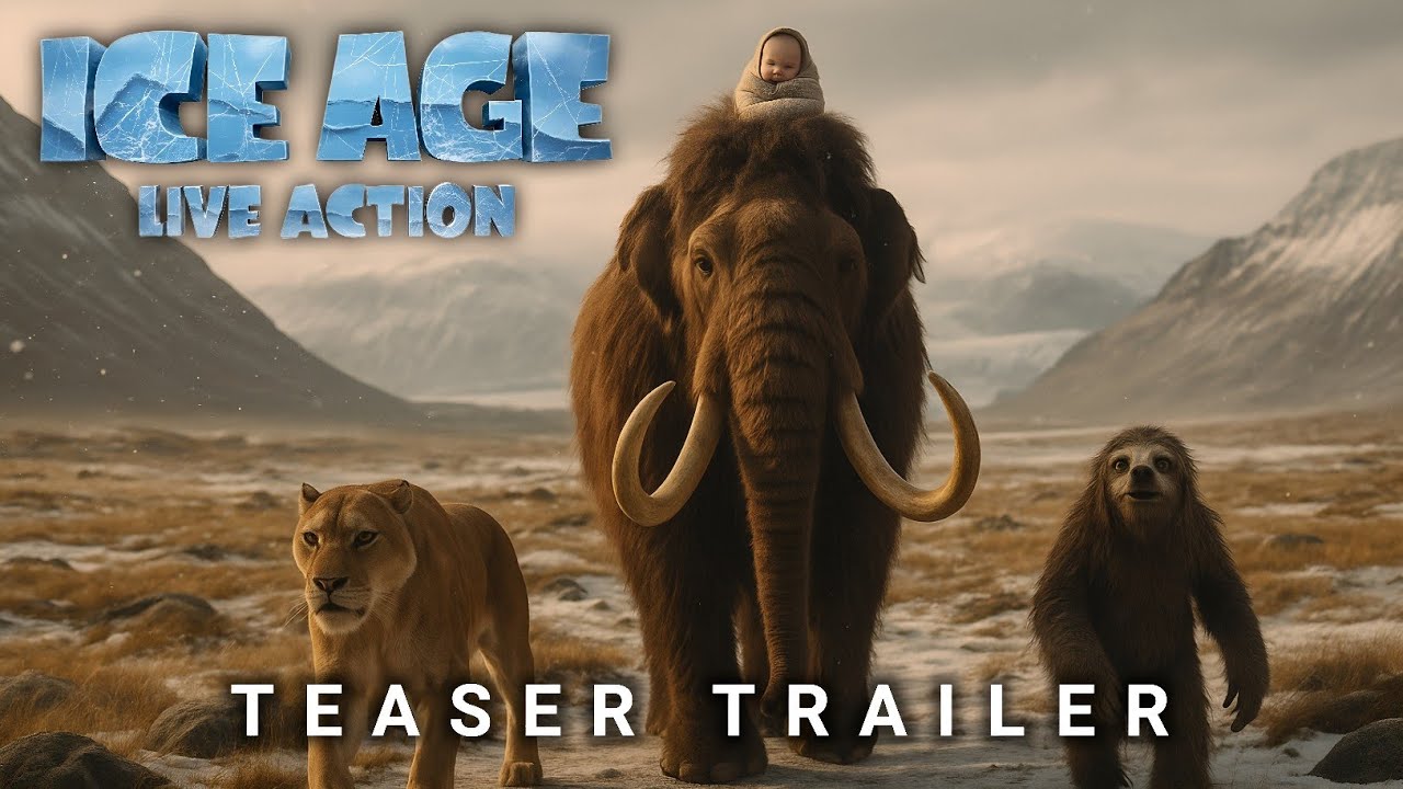 Ice Age: Live Action (2026) – Teaser Trailer | Jack Black, Chris Wedge & John Leguizamo (AI Concept)