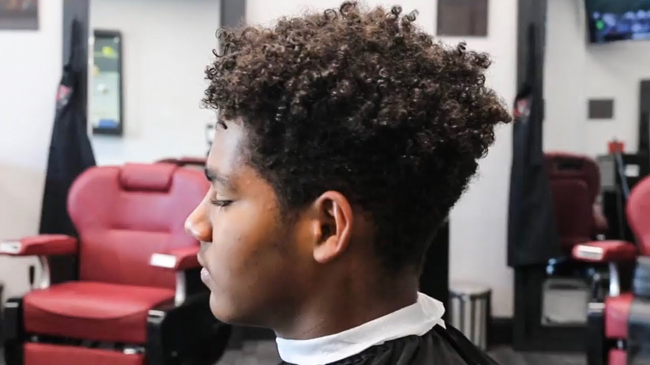 Flared Top Low Fade Nappy Fro Barber Tutorial