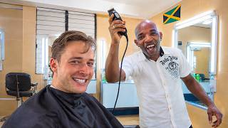 Went Into a Jamaican Barbershop... This Happened 🇯🇲