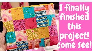 Celebrity I FINALLY FINISHED THIS PATCHWORK POUCH! TUTORIAL! Wealth