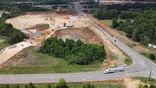 Drone video provides aerial view of future Buc-ee's site in Mebane