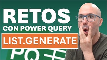 ✅ RETOS CON POWER QUERY - FUNCIÓN LIST.GENERATE en #powerquery
