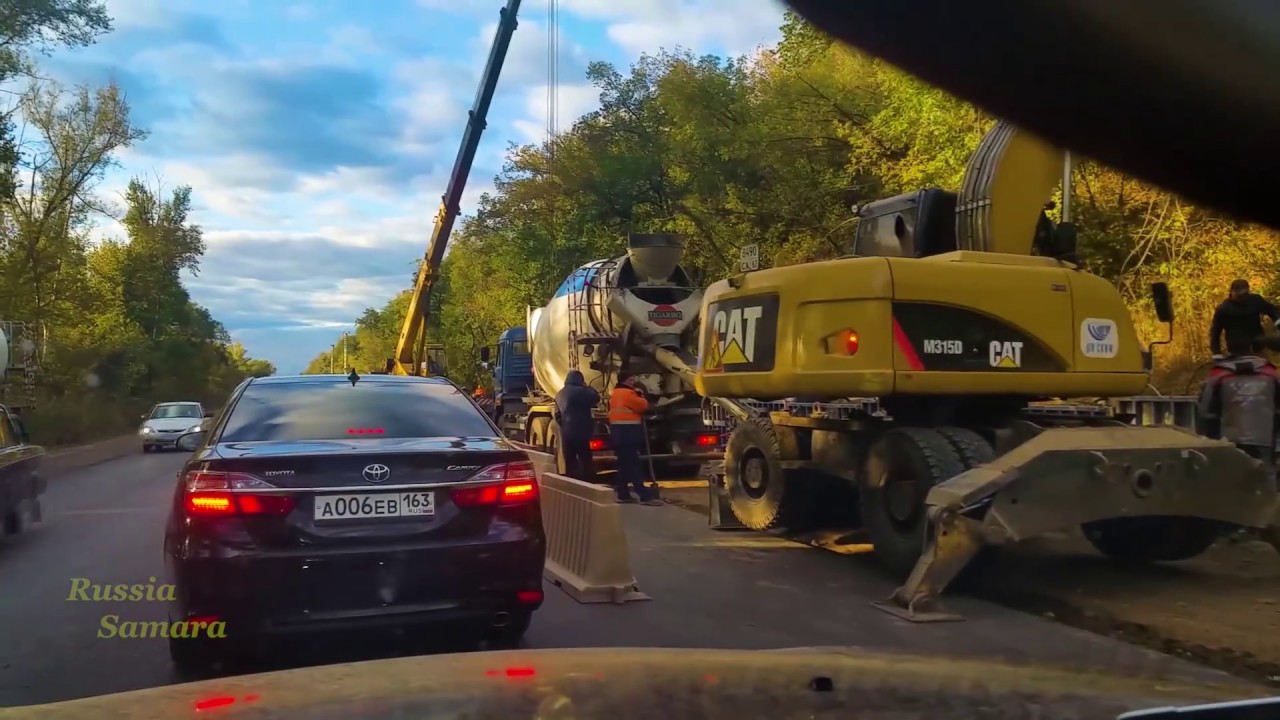 Взгляд из авто - Реконструкция дороги от п. Управленческий до п ...