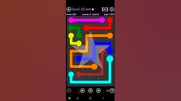 How To Solve Flow Free Tower Pack Level 43 6x9 Board Walk Through Solution Walkthrough