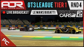 Project CARS 2 | AOR GT3 League | PC Tier 1 | S10 | R4: Le Mans Bugatti