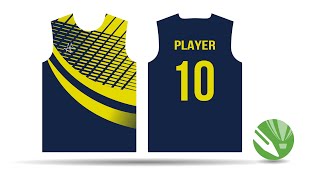 Sports Jersey Design in /CorelDraw X7/AP DESIGN screenshot 2