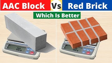 AAC Block vs red Brick hindi | aac block vs red brick | which is Best? | ( full comparison )