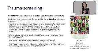 Module 3 Trauma informed care, Dr Rebecca Farley
